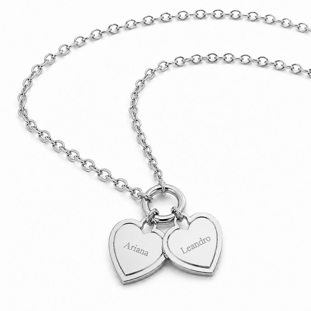 Personalised Heart Charm Necklace