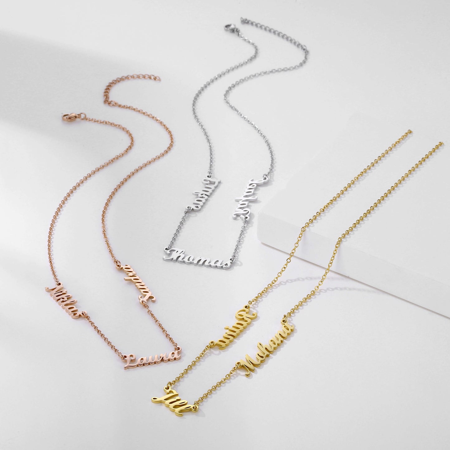 LOANYA Halskette mit 3 Namen Necklaces Loanya