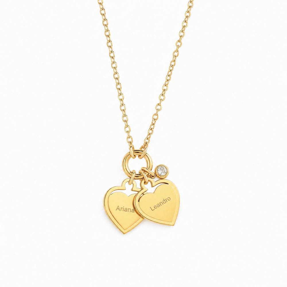 Personalised Heart Charm Necklace