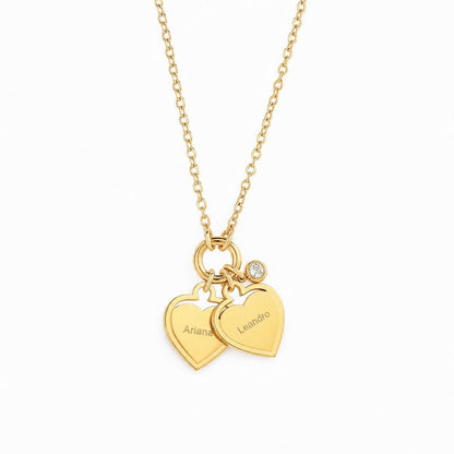 Personalised Heart Charm Necklace