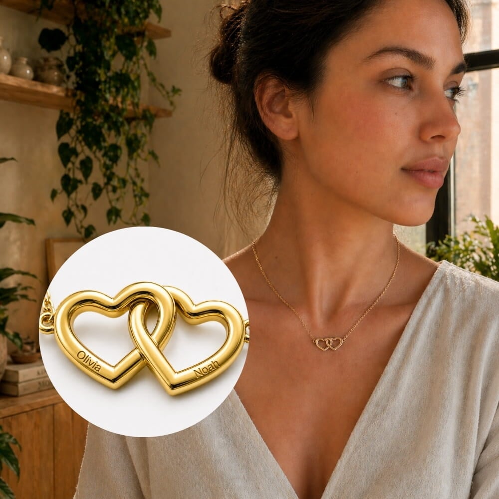 Connected Hearts Necklace
