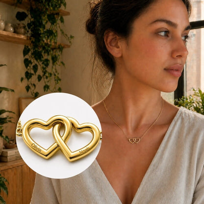 Connected Hearts Necklace