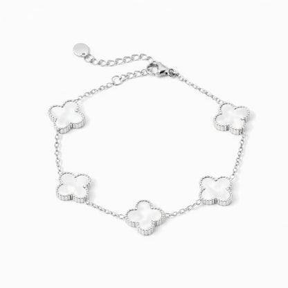 Clover Bracelet with Personalised Engraving