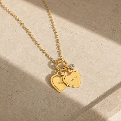 Personalised Heart Charm Necklace