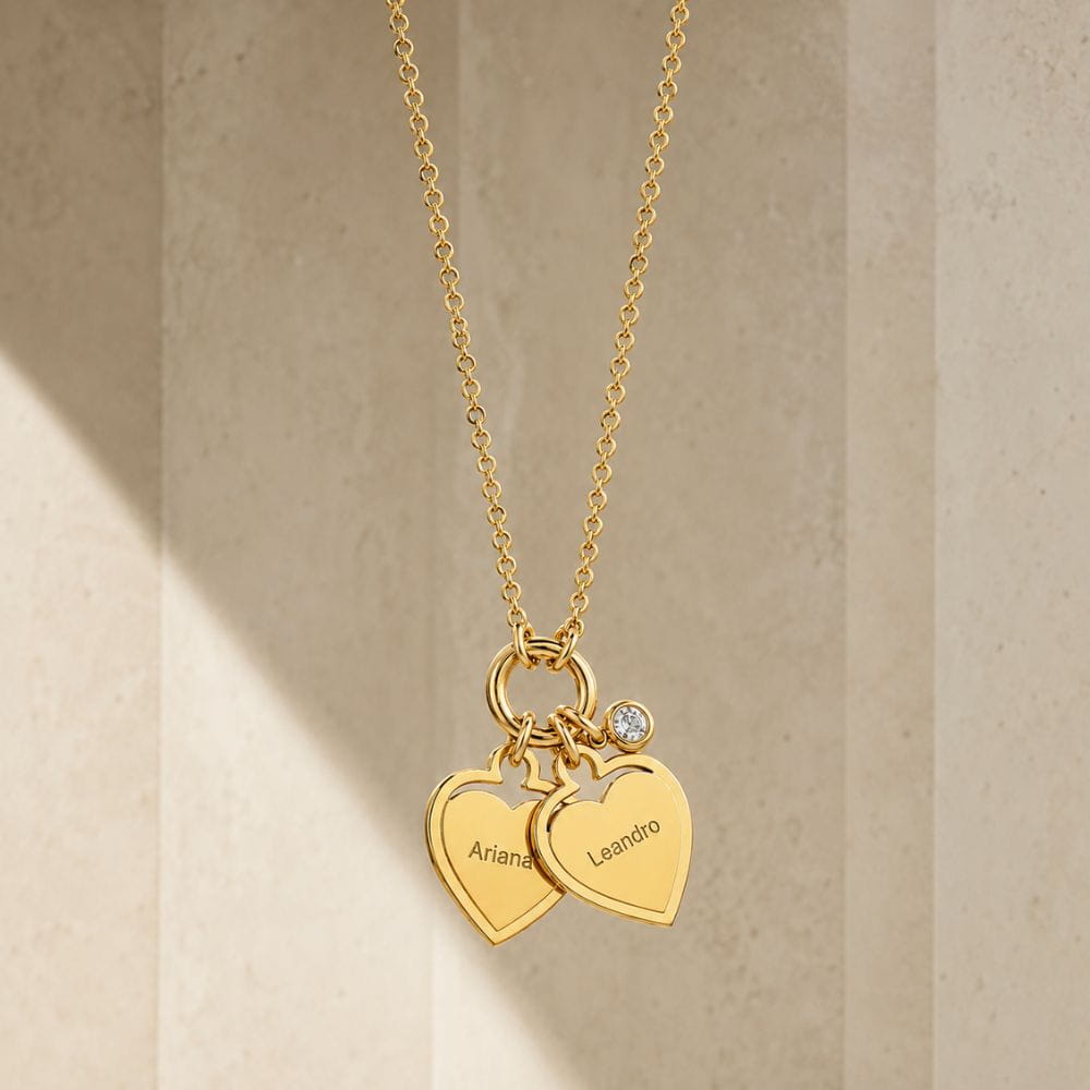 Personalised Heart Charm Necklace
