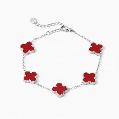 Clover Bracelet with Personalised Engraving