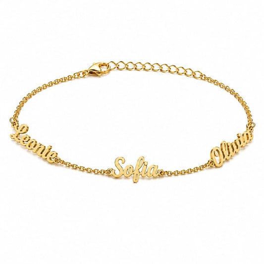 Personalisable Bracelet with 3 Names