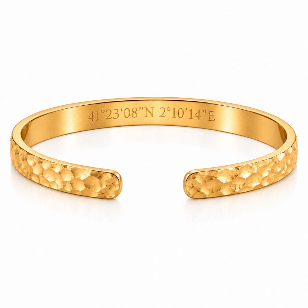 Secret Message Bangle – Diamond Engraving