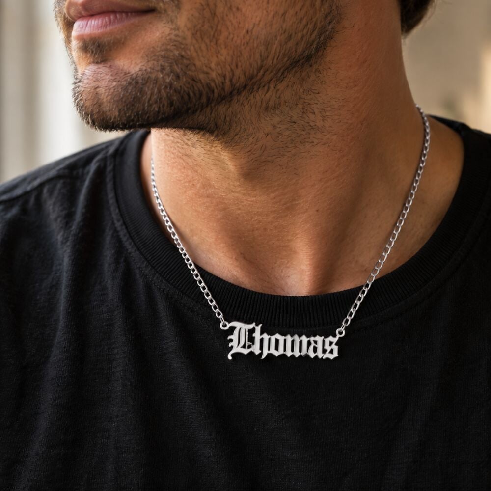 Curb Chain Name Necklace