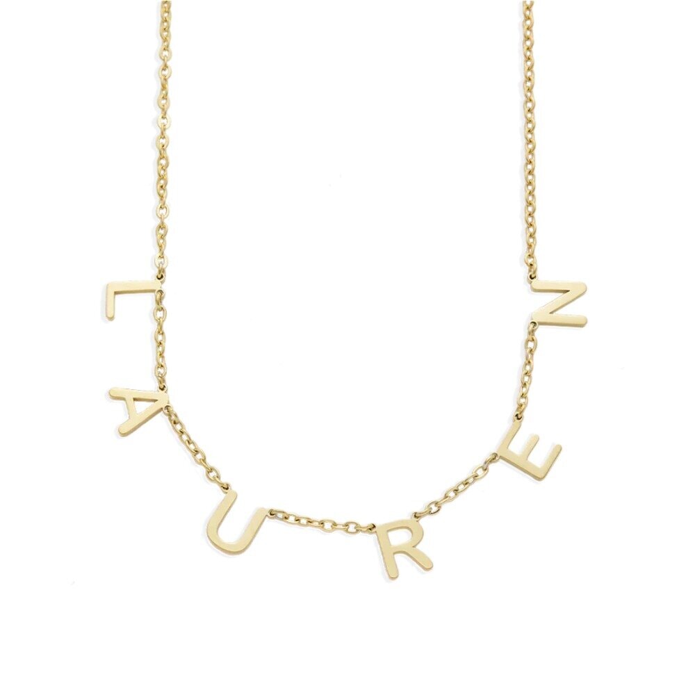 Letter Name Necklace