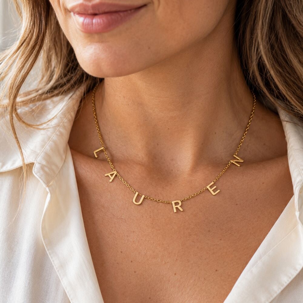 Letter Name Necklace