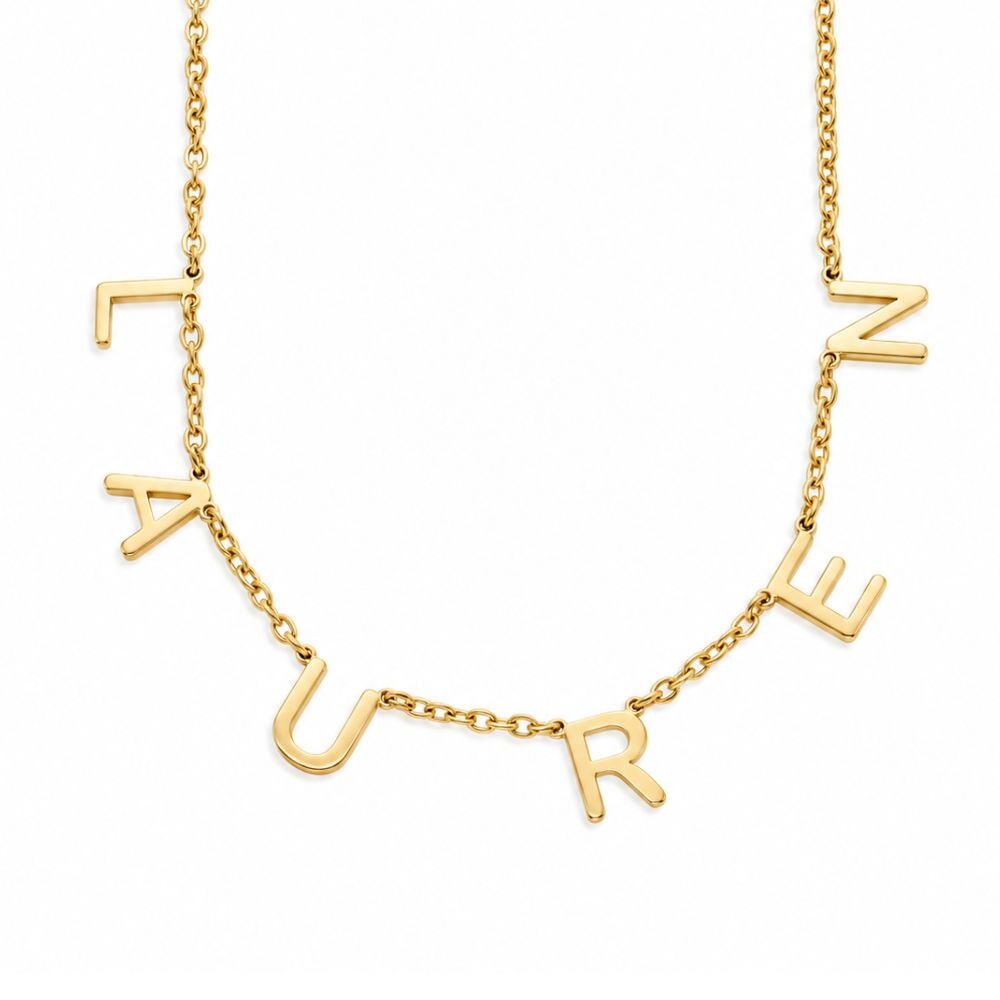 Letter Name Necklace