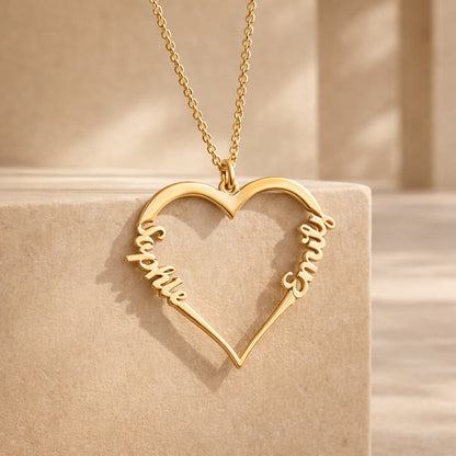Personalised Heart Necklace
