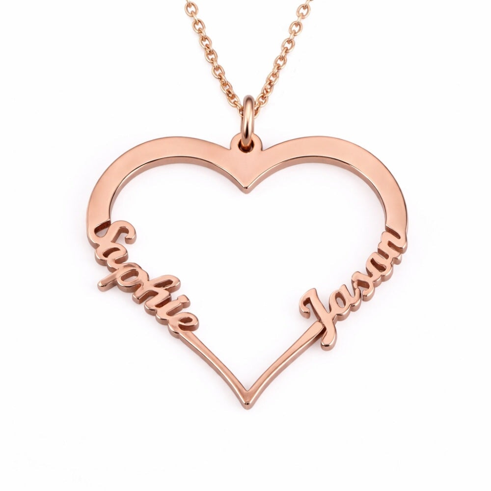 Personalised Heart Necklace