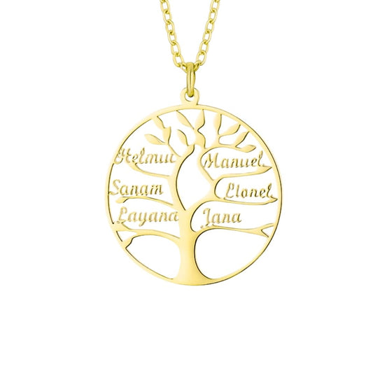 Tree of Life Chain with Engraving