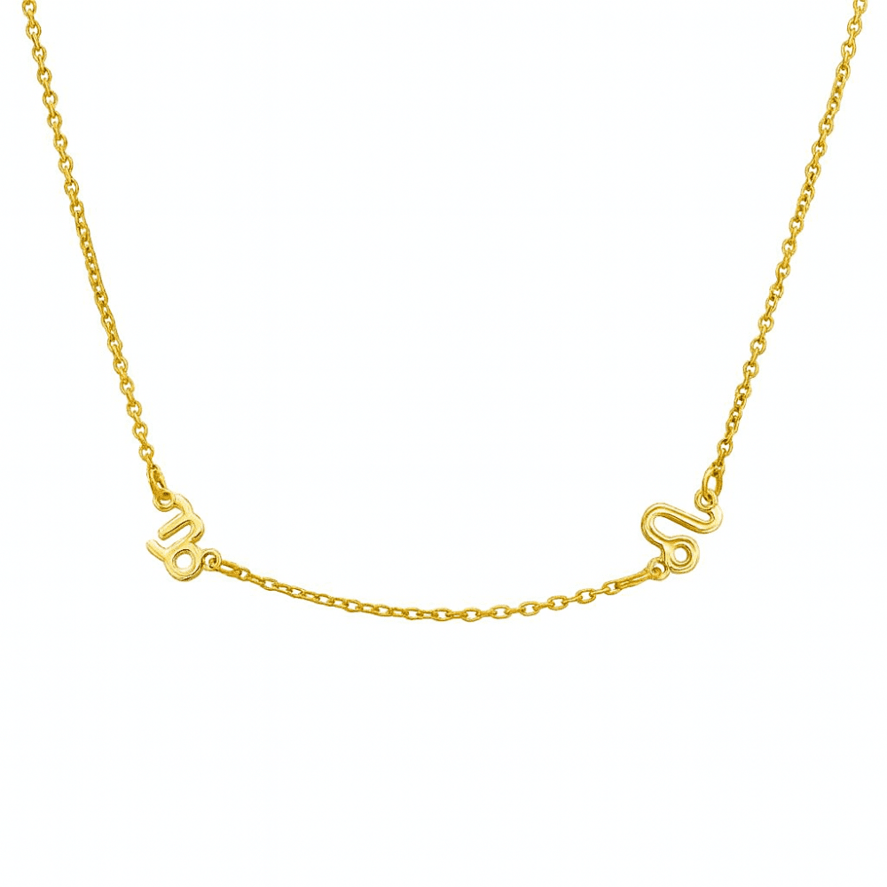 Two Zodiac Signs Necklace