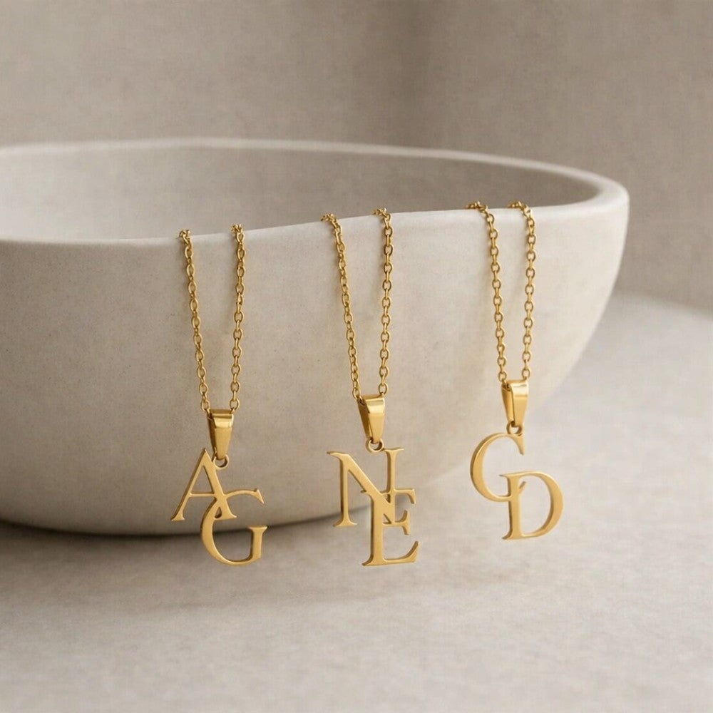 Interlocking Initials Necklace