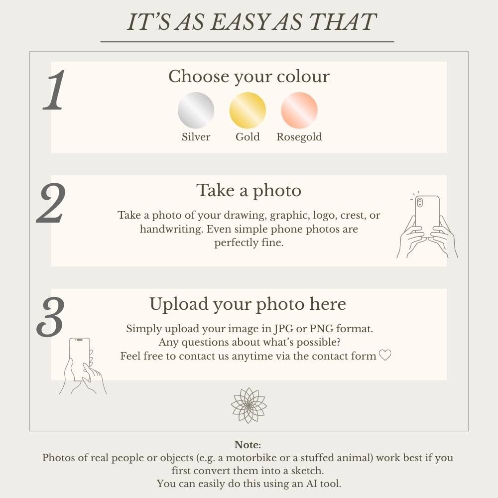 Jewelry From Your Handwriting