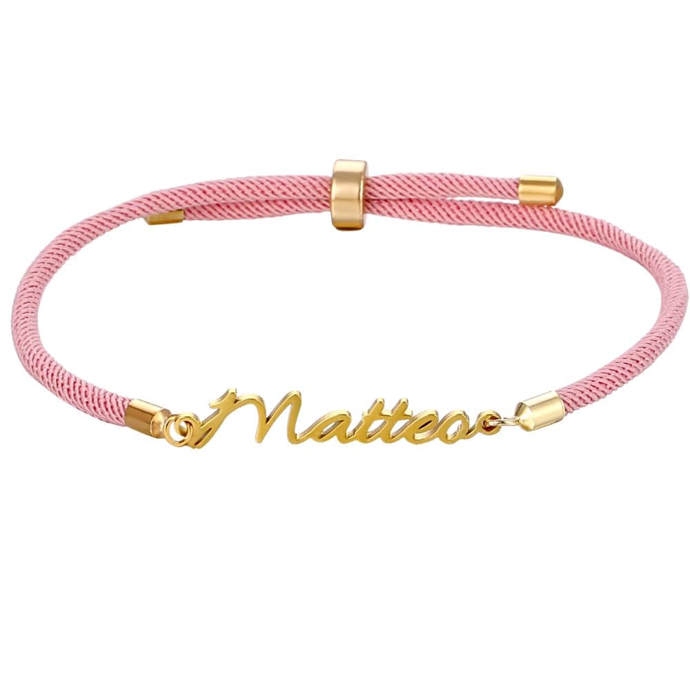 Engraved Name Cord Bracelet
Bracelets Loanya