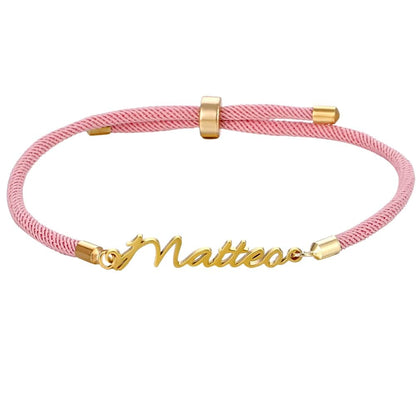 Engraved Name Cord Bracelet
Bracelets Loanya