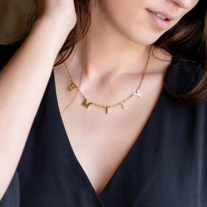 Letter Name Necklace