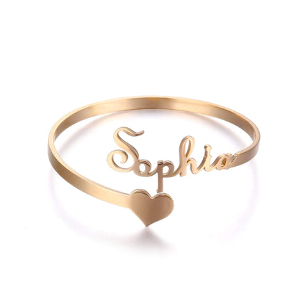 LOANYA Armreif mit Gravur Loanya Roségold 