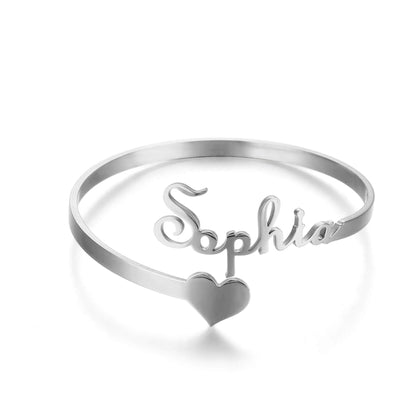 LOANYA Armreif mit Gravur Loanya Silber 