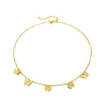 LOANYA goldene Schmetterlinge Loanya Halskette 