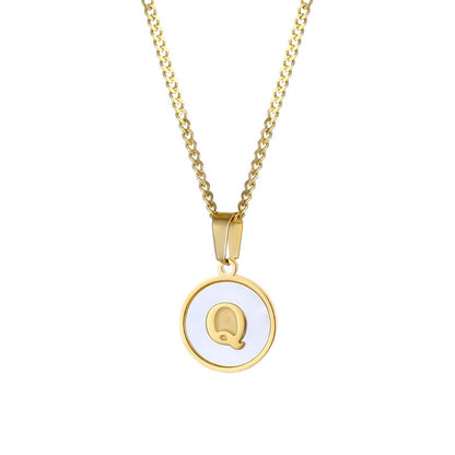 LOANYA personalisierte Süßwassermuschel Buchstabenkette Loanya 40 cm Q 